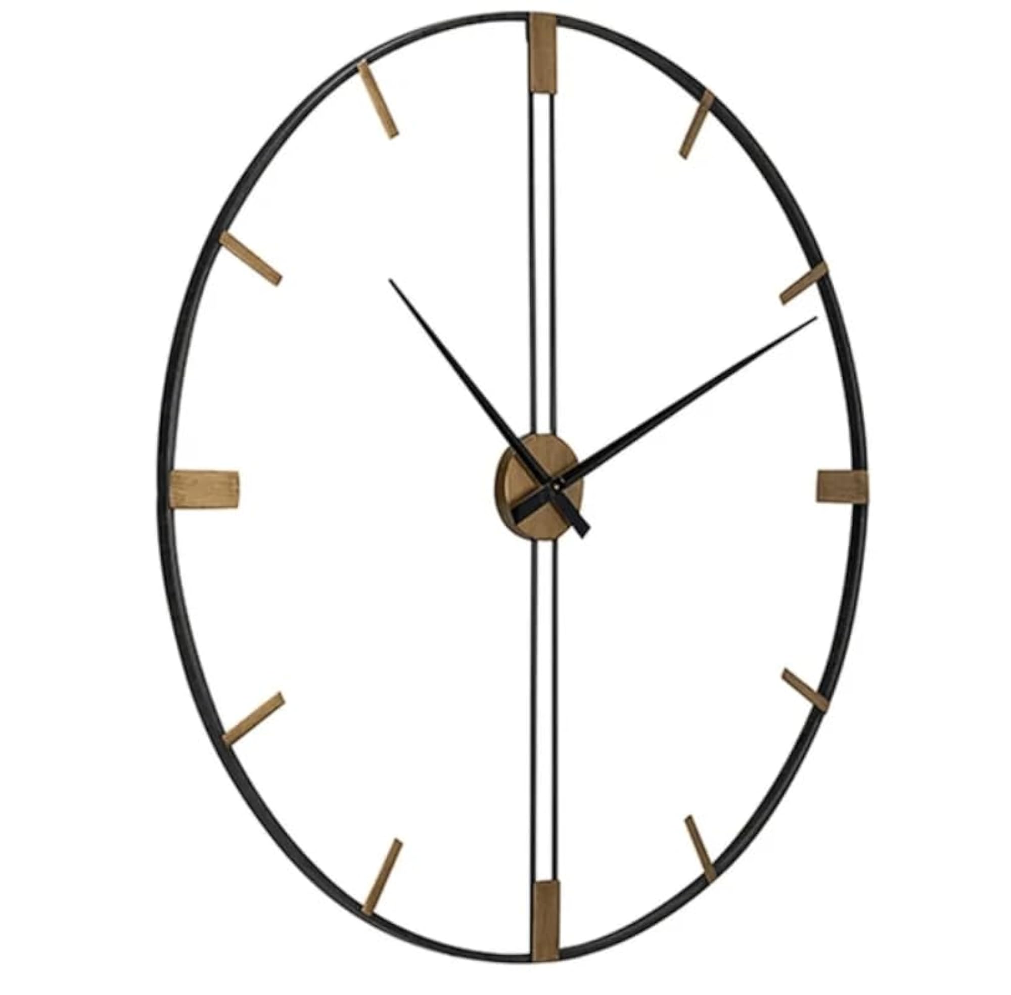 Stylish Metal Analog Wall Clock, Antique Fancy Design